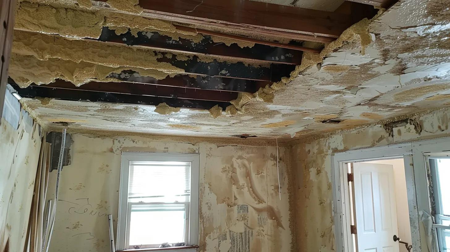 ongoing Asbestos Popcorn Ceiling Removal